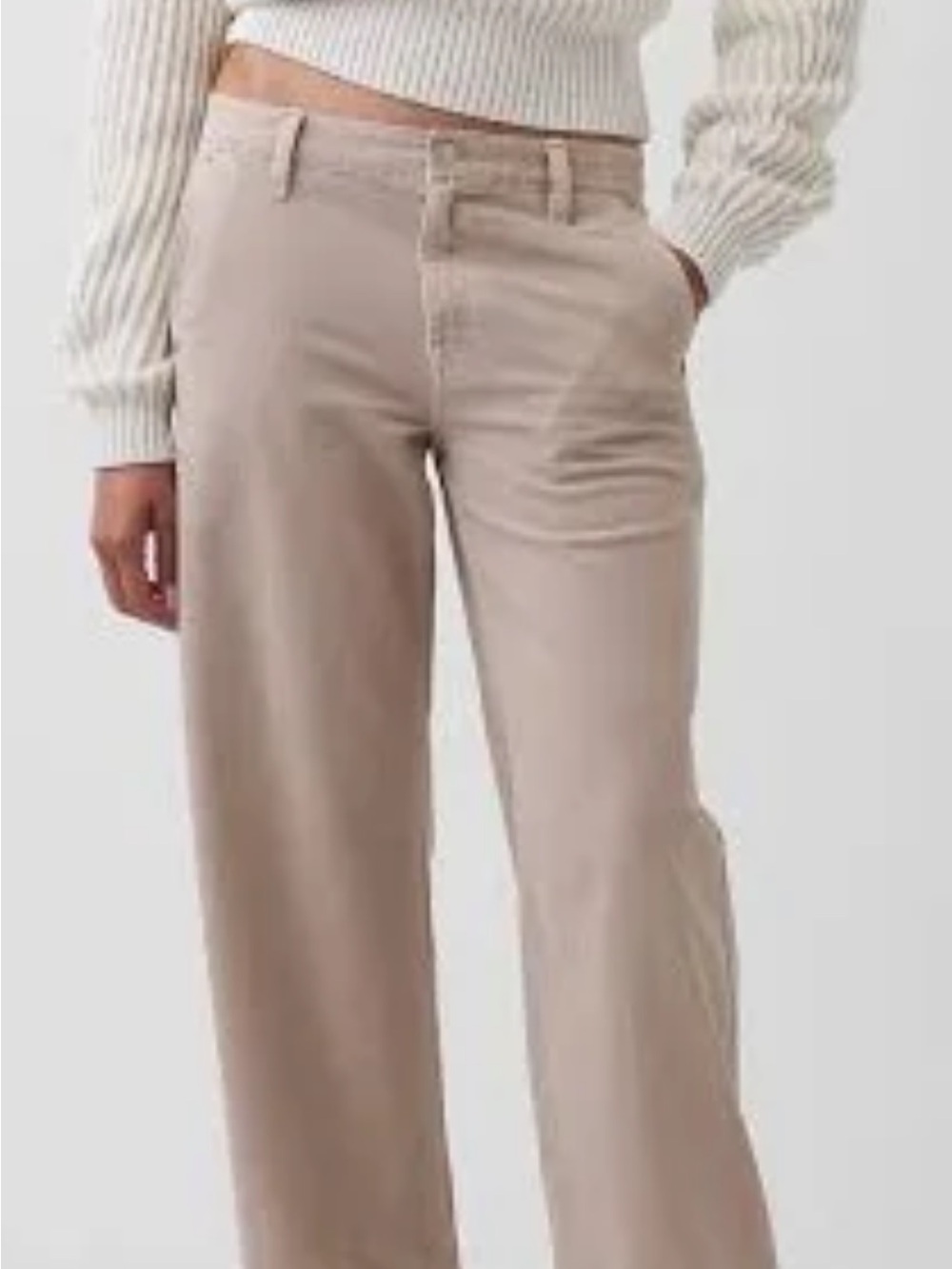 GAP Straight Leg chino
 in Light Khaki